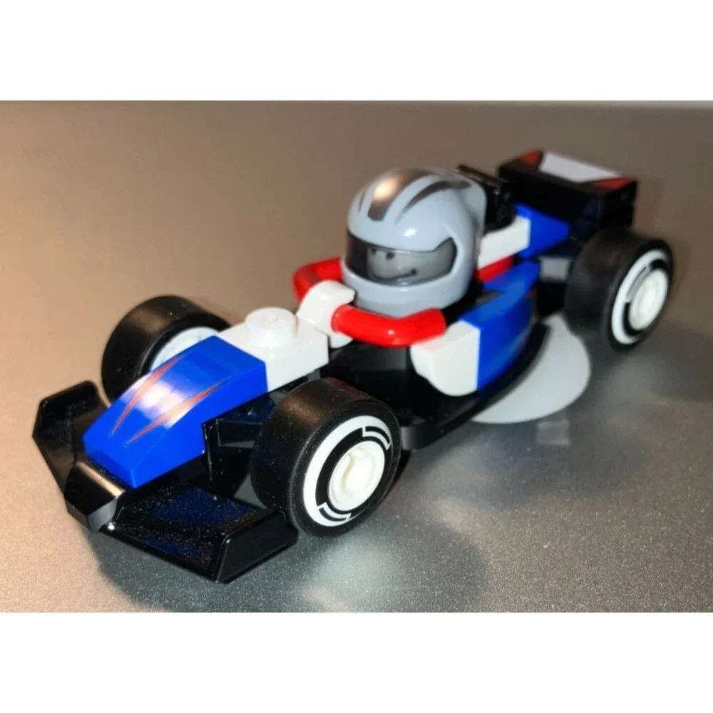 LEGO F1 Collectible Race Cars - VCARB F1 Team Race Car with Driver Helmet